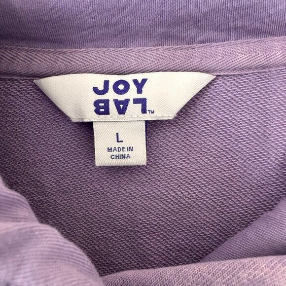 JoyLab Women Hoodie Sweatshirt And Shorts Set Pullover Purple Medium Large - Picture 4 of 11